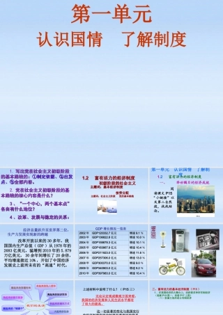 九年级政治 12富有活力的基本经济制度课件 粤教版 课件