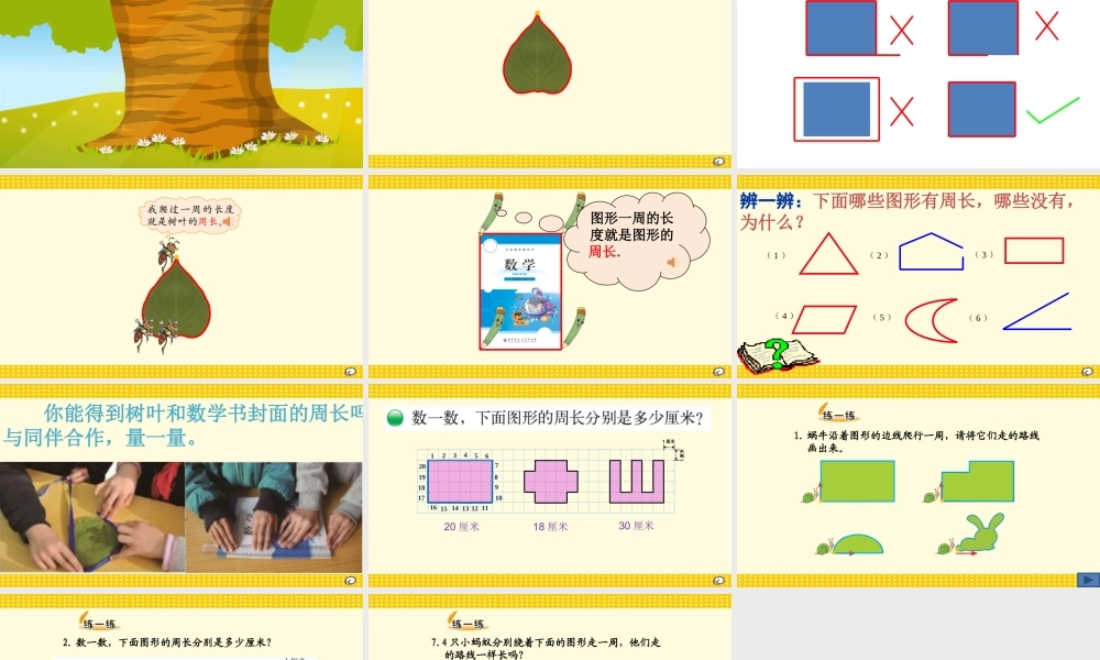 什么是周长课件