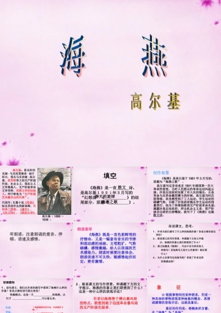 八年级语文下册 第二单元 9 海燕教学课件 新人教版 课件