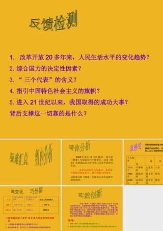 九年级政治 第三课(腾飞的东方巨龙)复习课件 鲁教版 课件