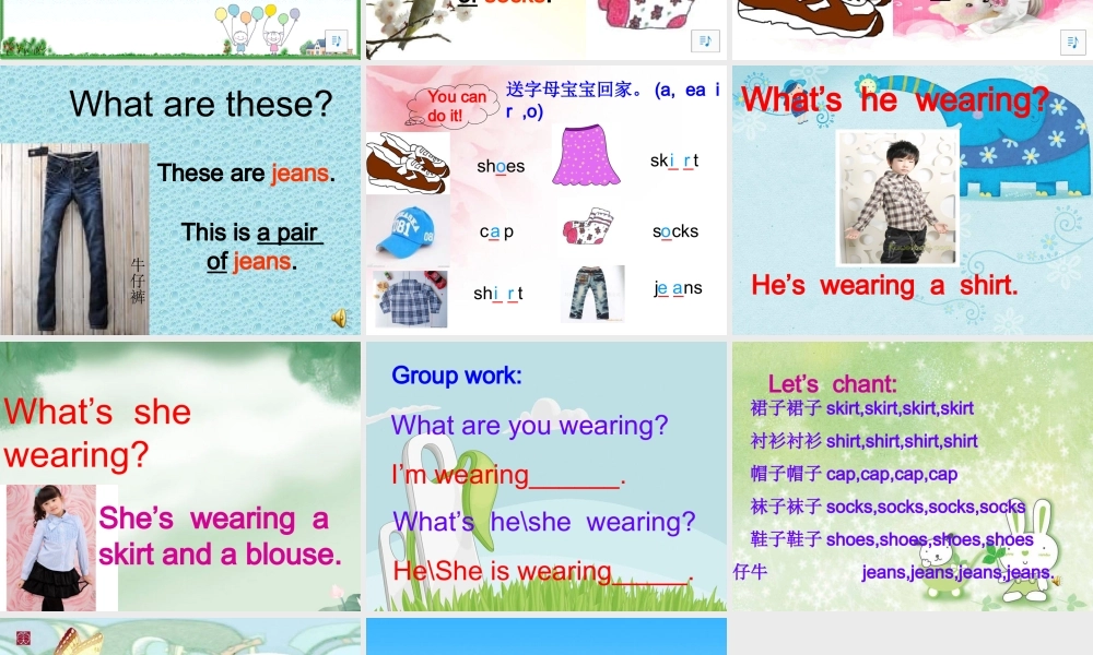 冀教版（三起）四年级英语下册课件Unit3Lesson19(2)