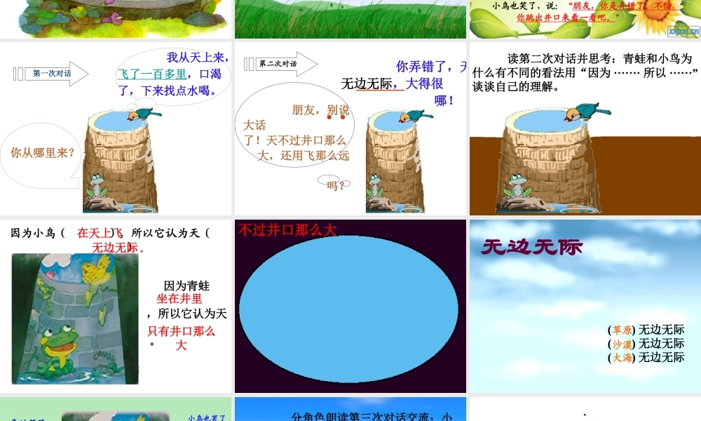 人教版小学语文二年级上册13《坐井观天》课件
