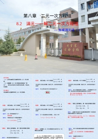 消元——解二元一次方程组-(5)