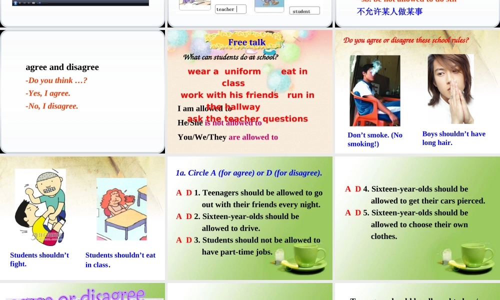 初中二年级英语上册Unit4-第一课时课件