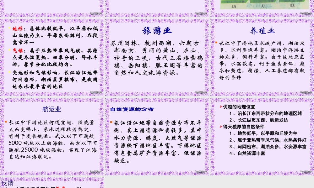 八年级地理长江沿江地带课件 人教版 课件