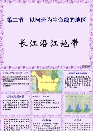 八年级地理长江沿江地带课件 人教版 课件
