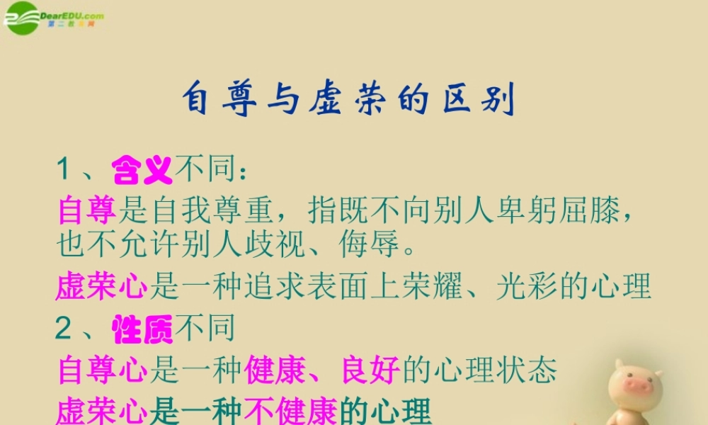 中学七年级政治下册(第一课 第2框 尊重他人是我的需要)课件 新人教版 课件
