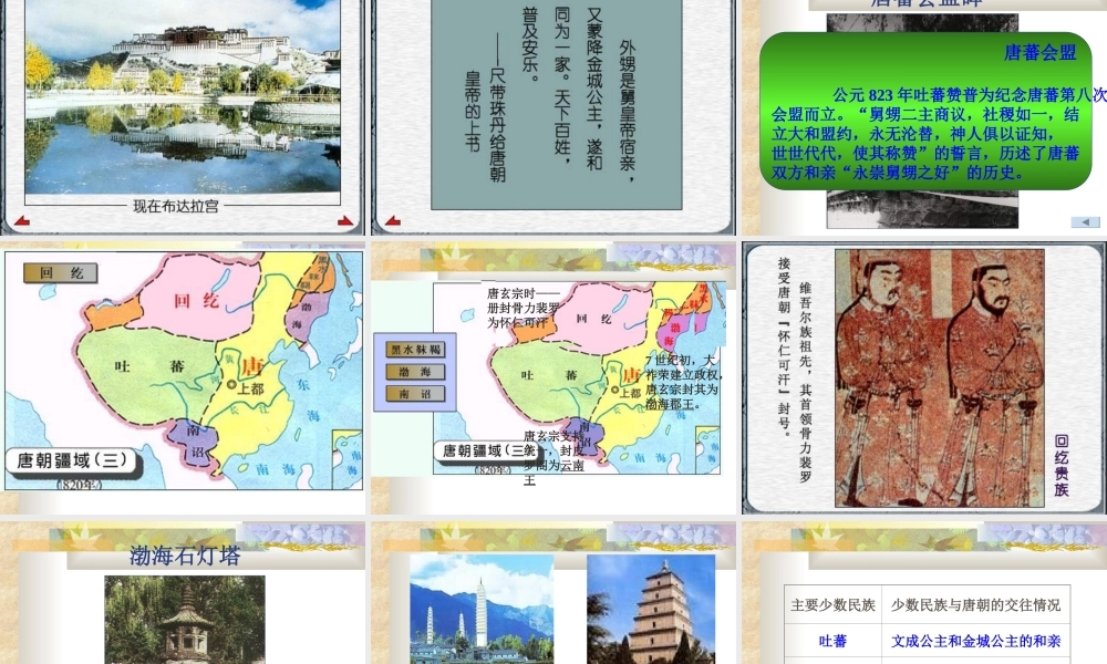 和同为一家 七年级历史第一单元 繁荣与开放的社会 全套课件