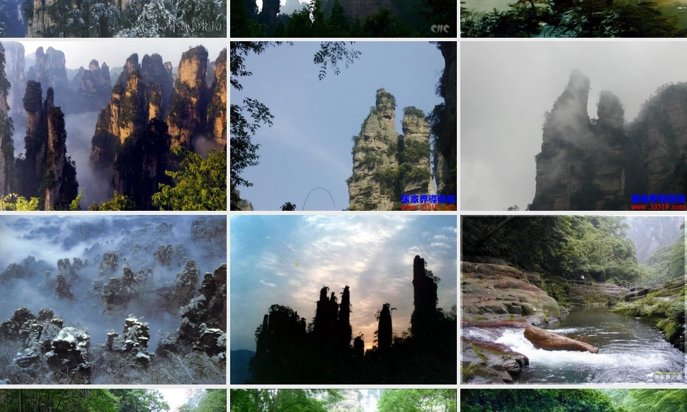 《迷人的张家界》PPT课件1