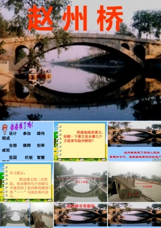 赵州桥(第二课时)