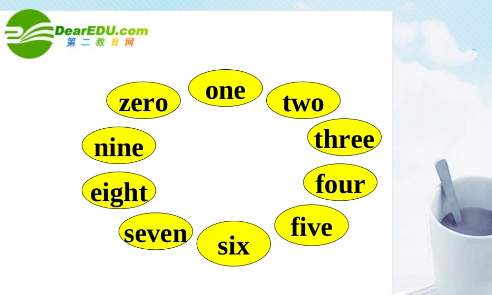 九年级英语中考数字复习课件外研版 课件