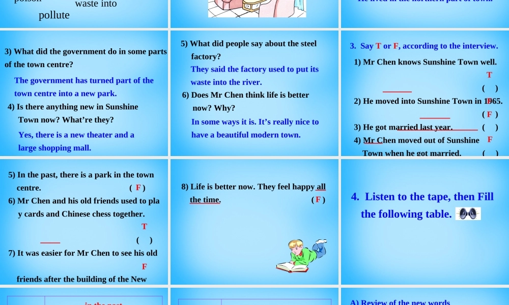 八年级英语下册 Unit 1 Past and Present Reading 3课件 (新版)牛津版 课件