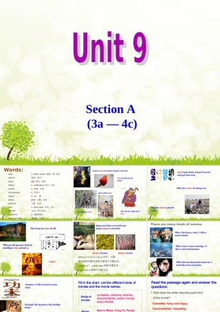 PPT教学案例-Unit-9-Section-A-(3a-4c)