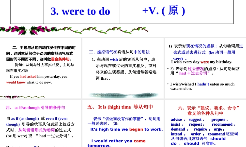 虚拟语气要点(1)