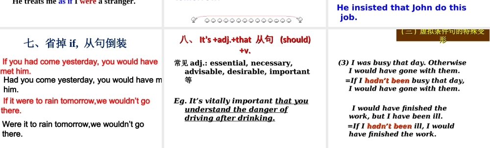 虚拟语气要点(1)