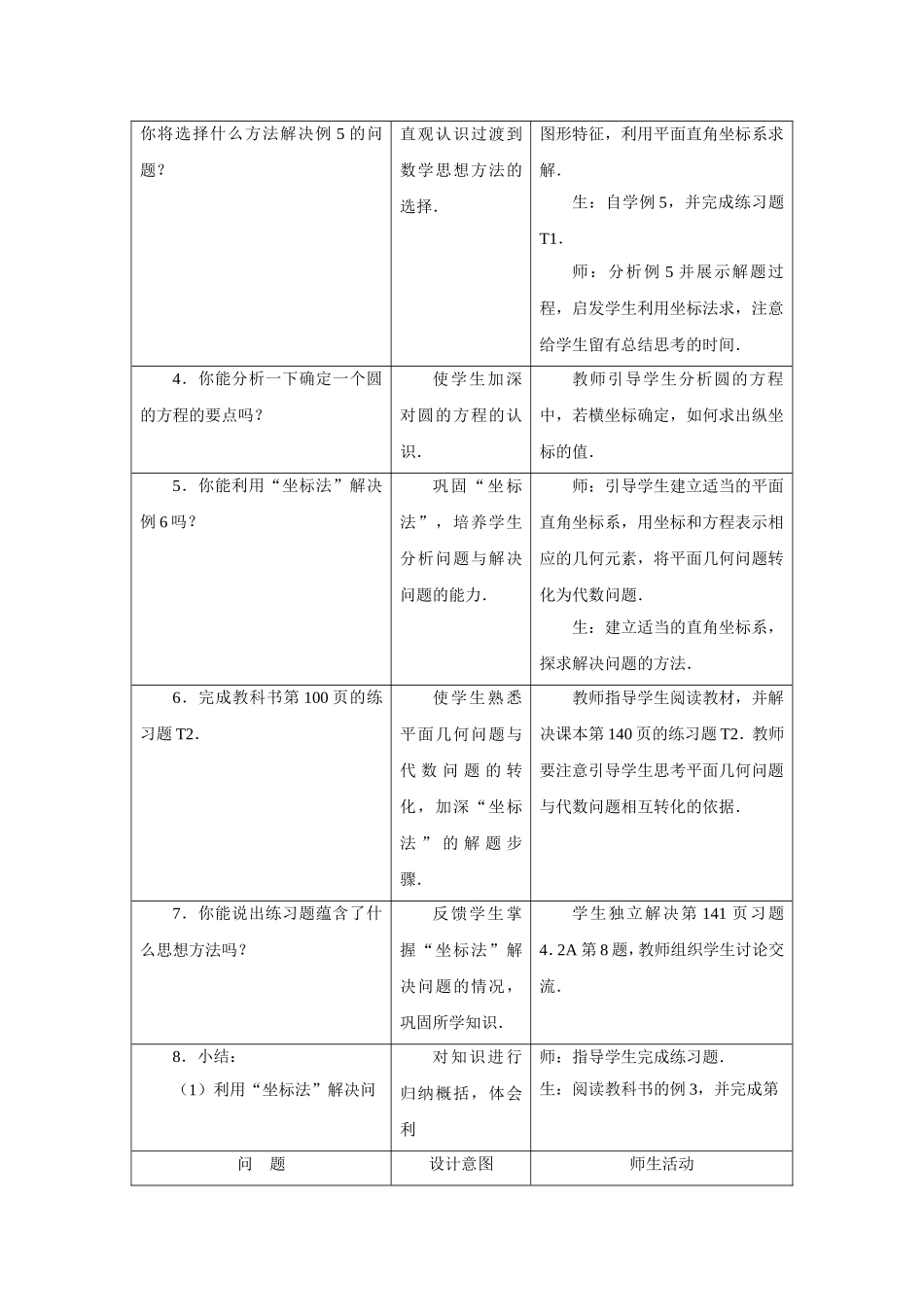 河南省新野三高高一上学期数学（北师大版）必修二导学案总编第057：直线与圆的位置关系（2）_第2页