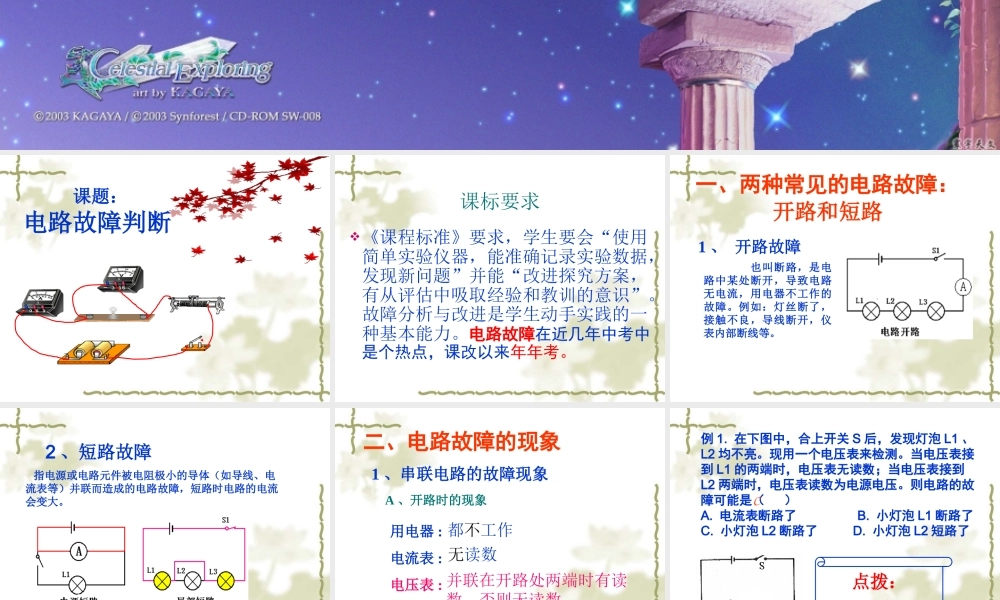 电路故障判断-袁昌军