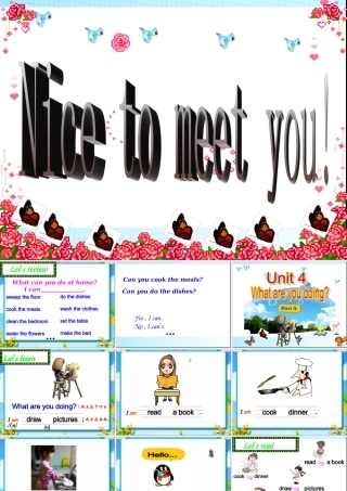 PEP五年级下册英语第四单元第一课时讲课课件