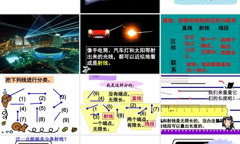 直线、射线和角