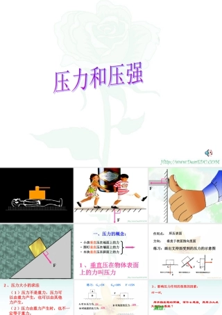压力和压强[整理]人教新课标版 课件