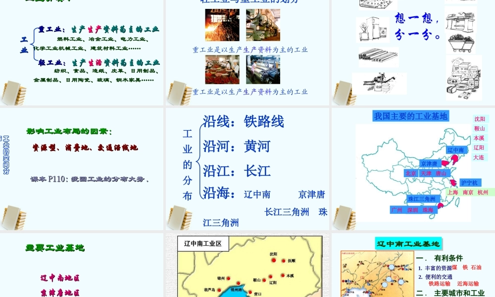 中考地理会考专题复习系列资料 中国的经济与文化复习课件