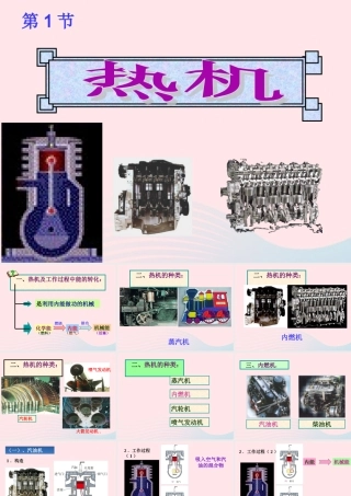 九年级物理上册 21 热机课件4 (新版)教科版 课件