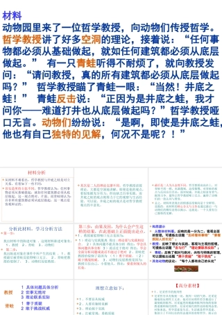 新材料作文的审题立意