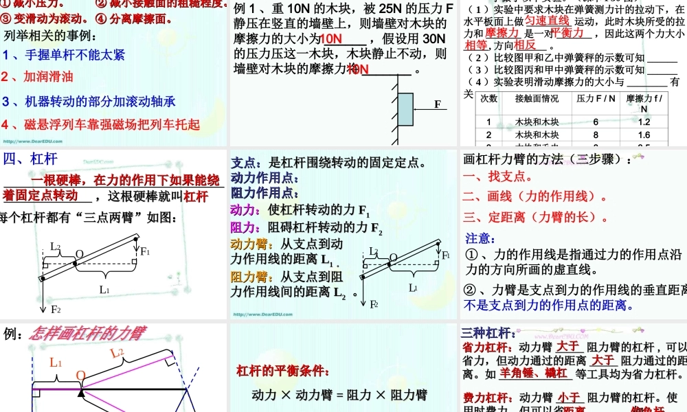人教版初三物理复习课件 重力 课件