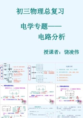 初三总复习电学专题 人教义务版 试题