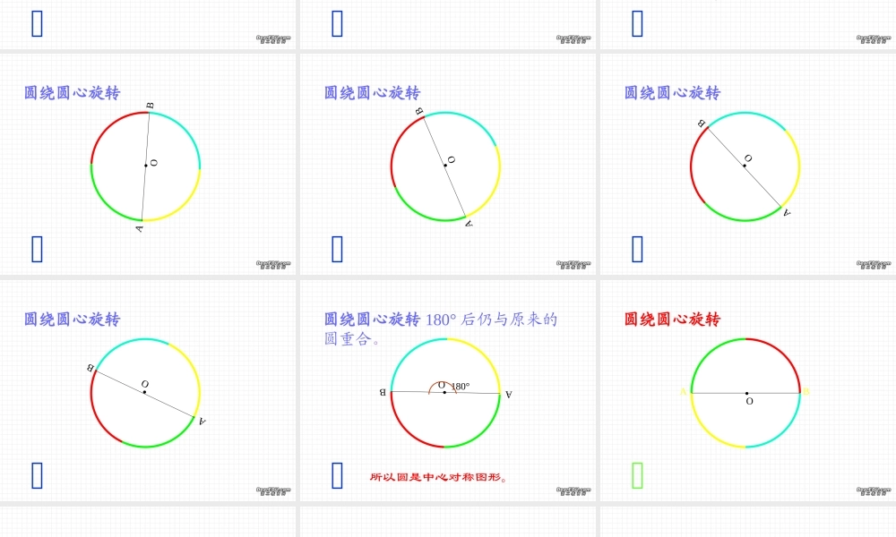 九年级数学圆的对称性课件