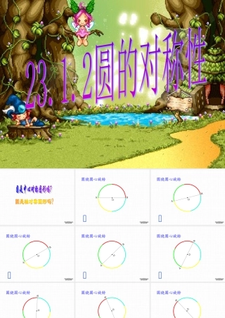 九年级数学圆的对称性课件