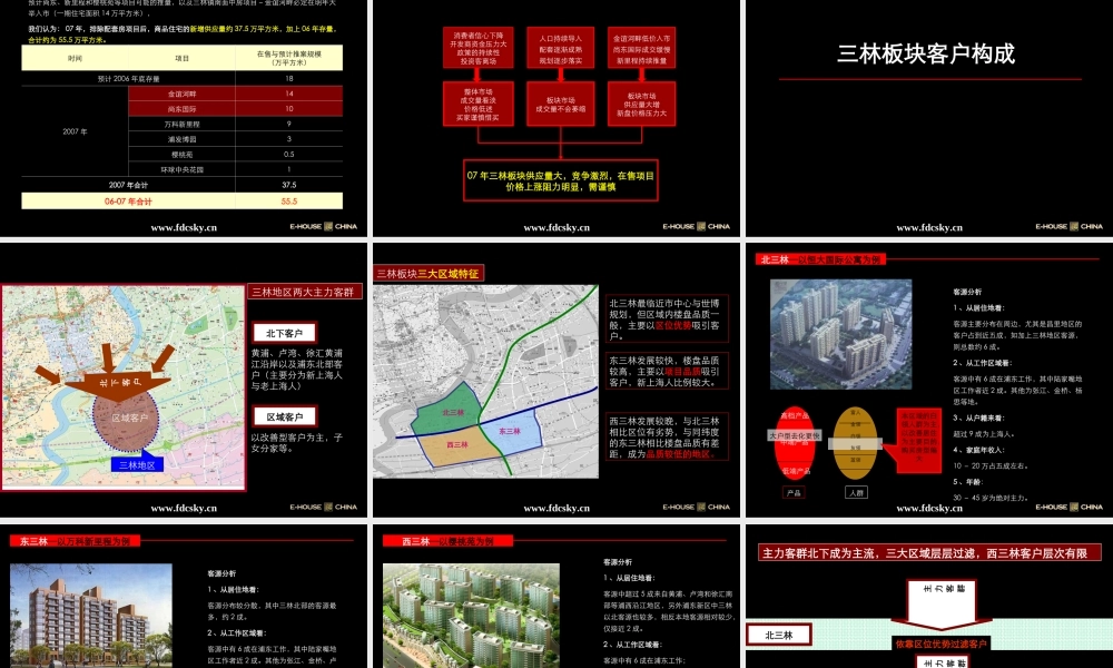 2007上海中林项目入市研判