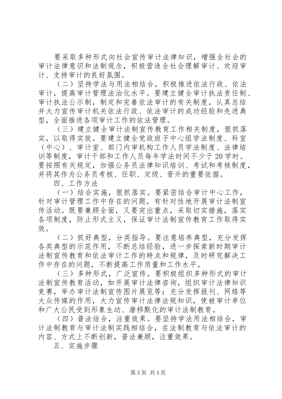 审计局工作规划_第3页