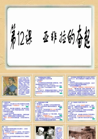 九年级历史亚非拉的奋起课件