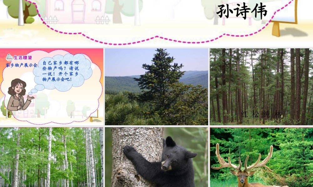 《家乡的物产多又多》PPT课件