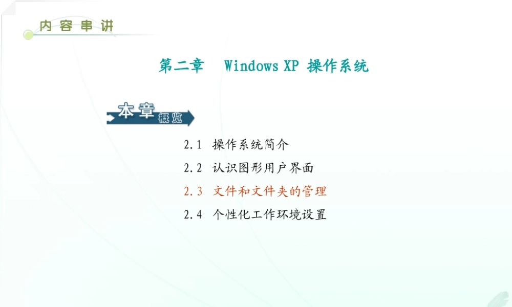 计算机一级ms_office课件_第二章