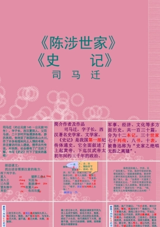 九年级语文上册(陈涉世家)课件2 苏教版 课件
