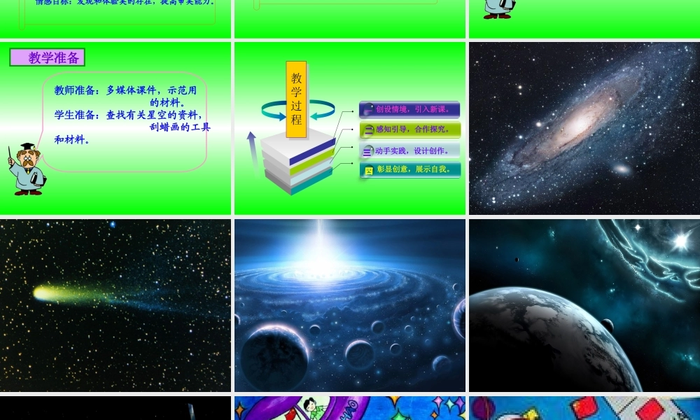 星空的联想说课