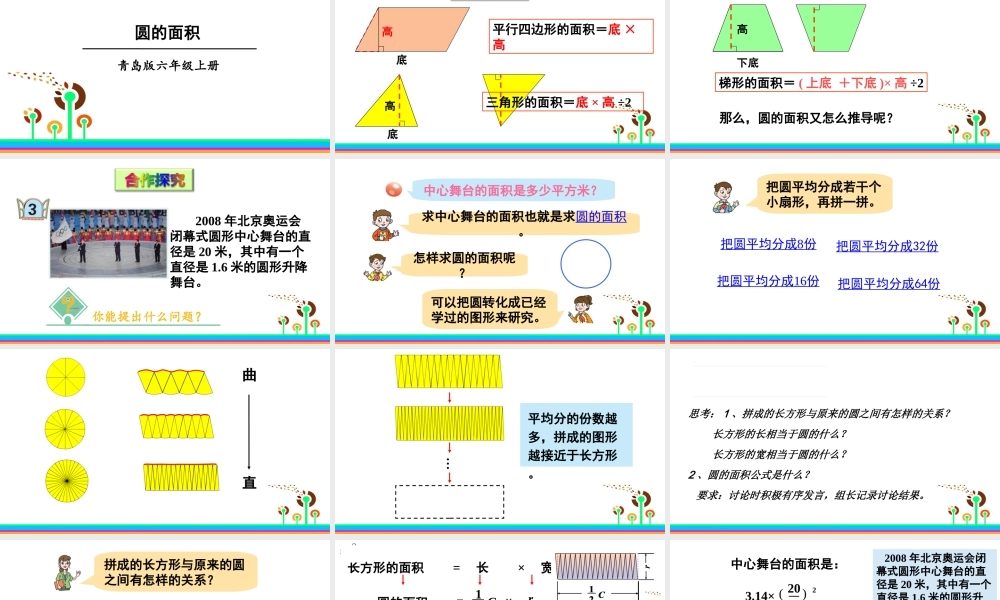 信息窗三(圆的面积)-(2)