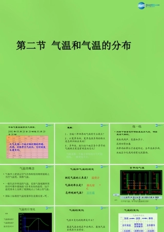 中学七年级地理上册(3.2 气温和气温分布)课件 新人教版 课件