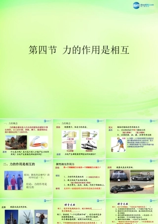 八年级物理下册 8.4 力的作用是相互的课件 (新版)苏科版 课件