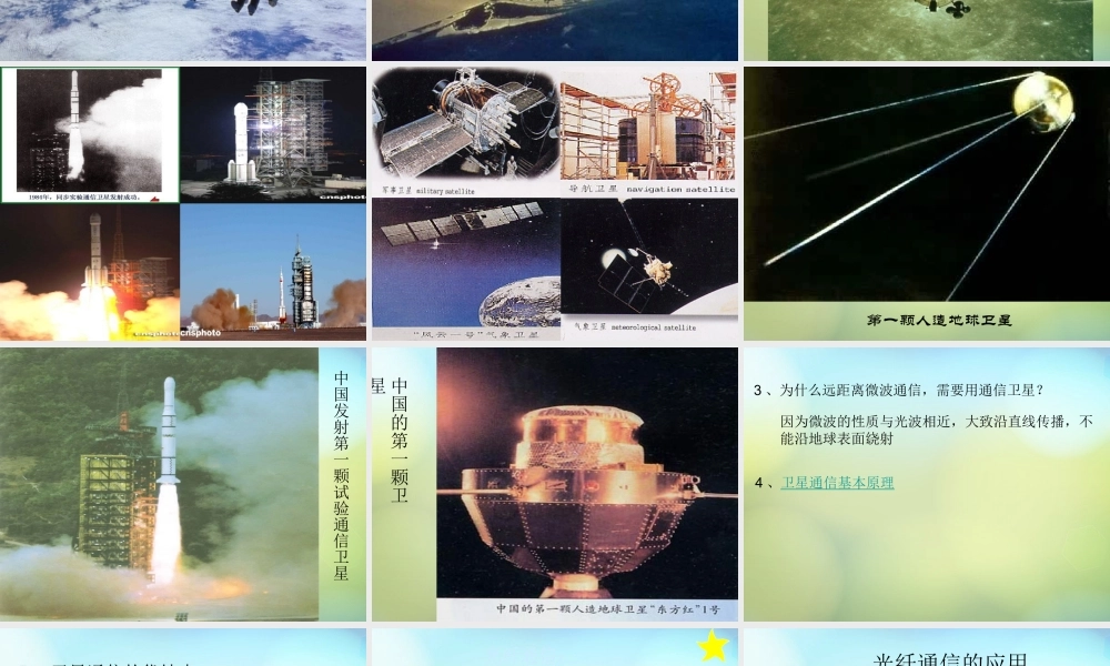 九年级物理下册 173 现代通信—走进信息时代课件 (新版)苏科版 课件