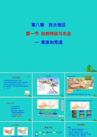 八年级地理下册 第八章 第一节 自然特征与农业(一草原和荒漠)课件 八年级地理下册 第八章 第一节 自然特征与农业课件+素材(新版)新人教版 八年级地理下册 第八章 第一节 自然特征与农业课件+素材(新版)新人教版-2