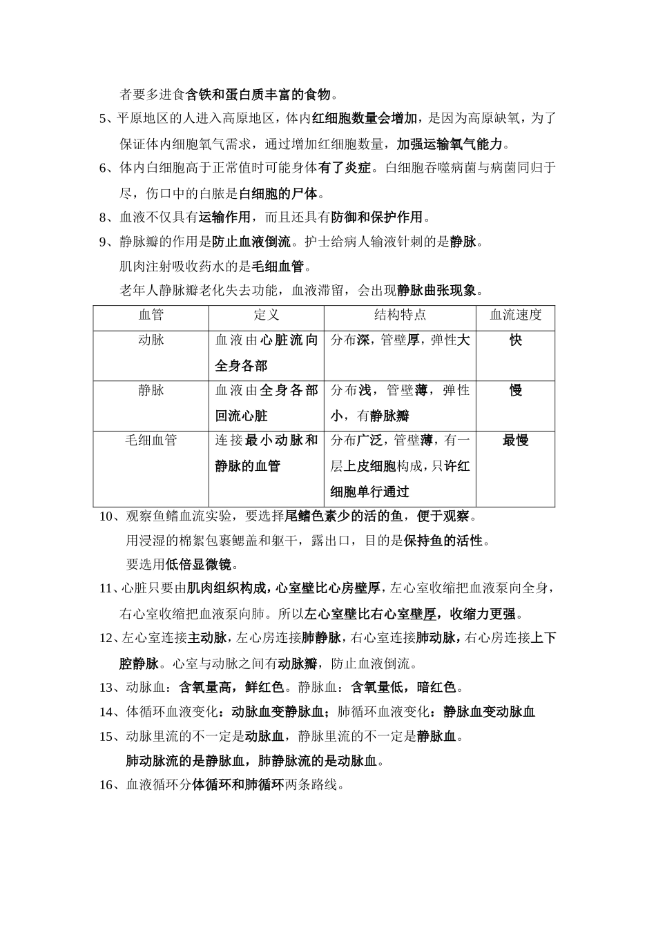 七年级三四章复习提纲_第3页