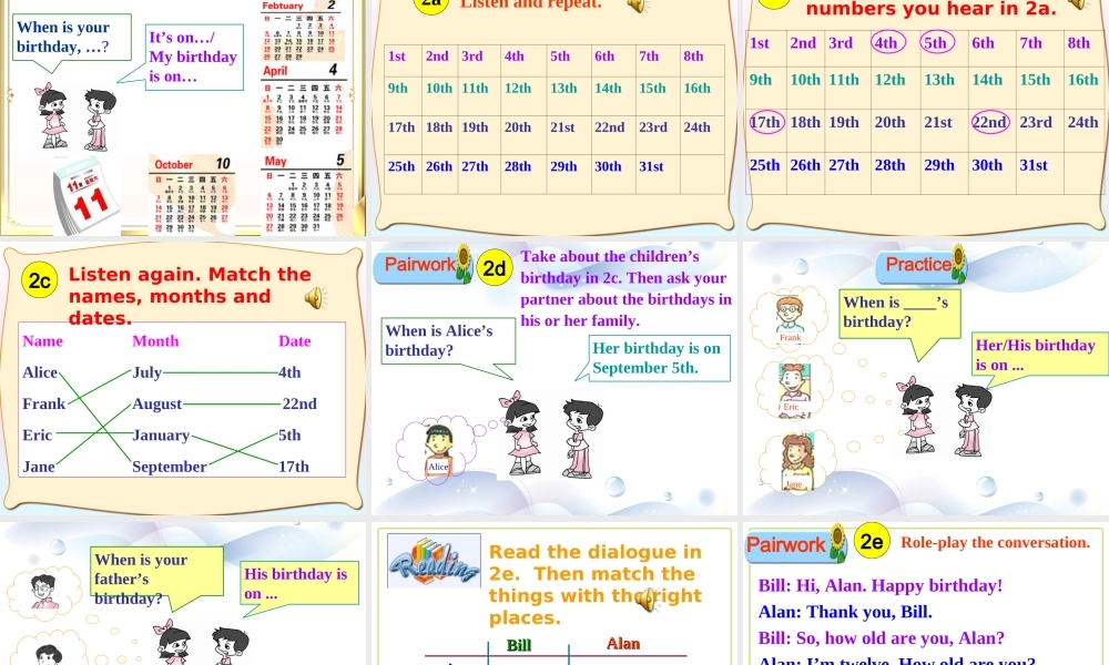 七年级上Unit8SectionA1