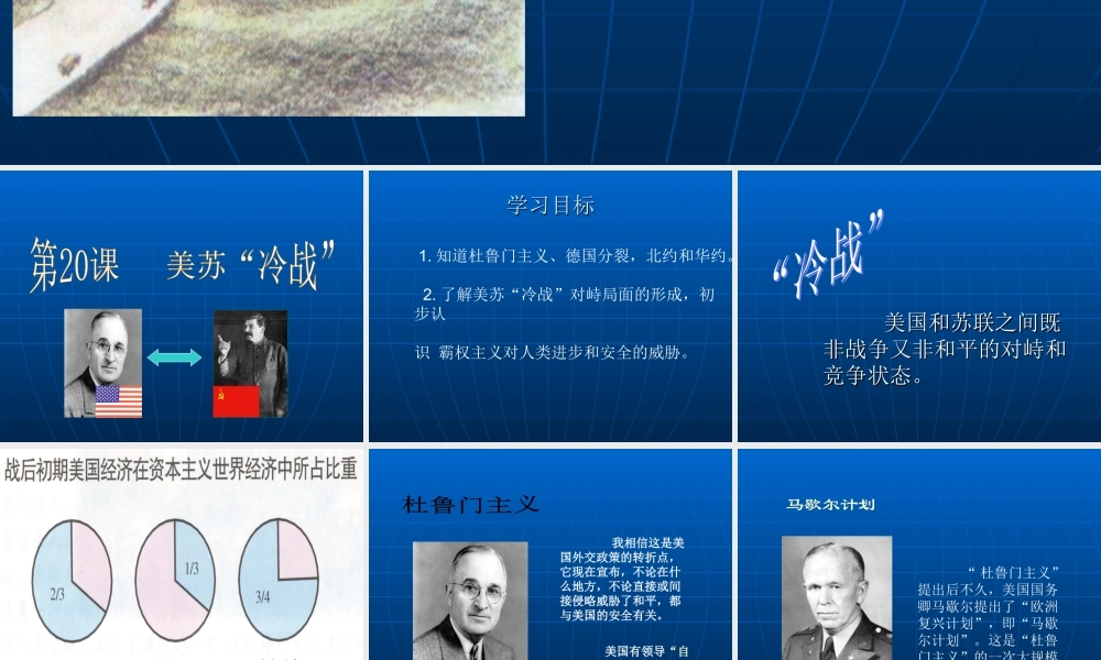 美苏冷战课件
