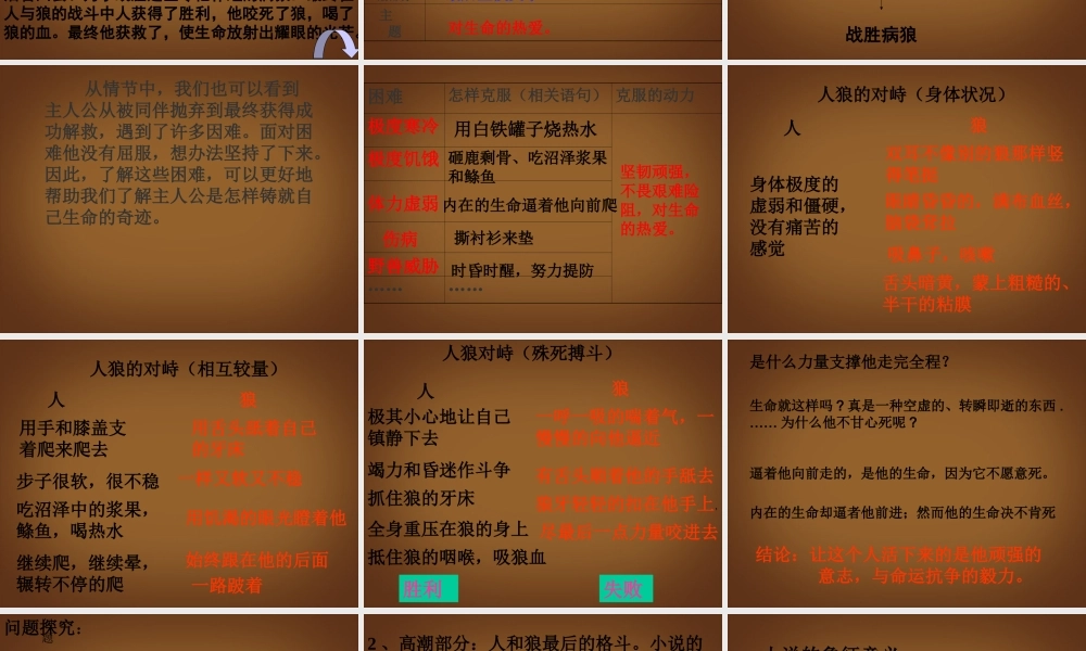 九年级语文下册(热爱生命)课件 新人教版 课件