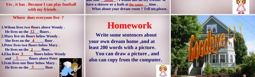 中学七年级英语下册 Unit 1 Dream homes period 1课件 牛津版 课件