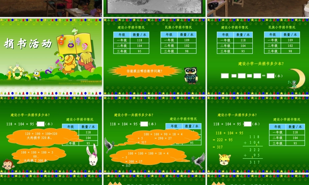 [小二数学课件]捐书活动-捐书活动