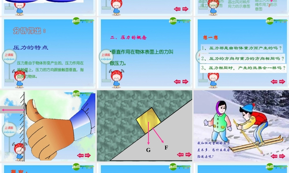 八年级物理下册：一、压强课件 北师大版 课件